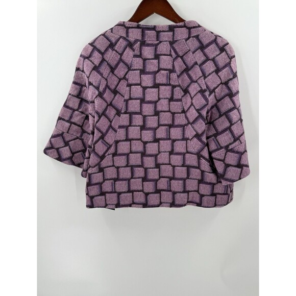 NWOT Hilton Hollis Jacket Size 8 Multicolor Boho Artsy Business Casual Career - Picture 2 of 10